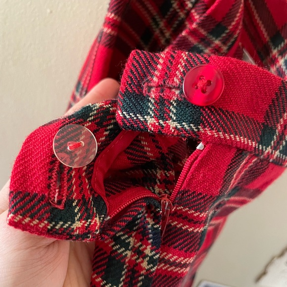 Classic Ted Plaid Talbots Petite Wool Skirt - Picture 2 of 4